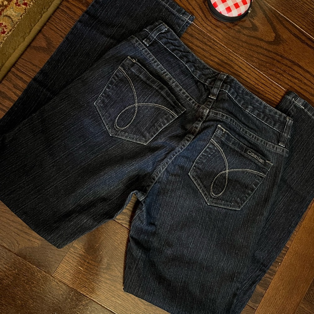 Calvin Klein blue jeans